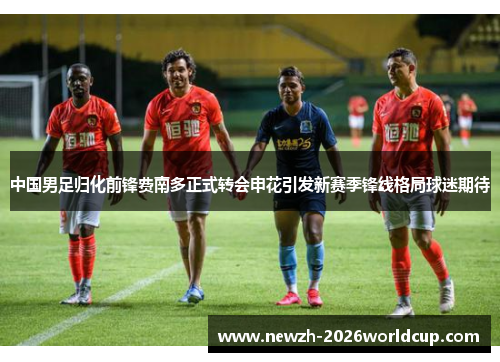中国男足归化前锋费南多正式转会申花引发新赛季锋线格局球迷期待